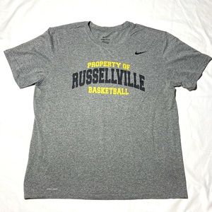 Nike DRI FIT Tee. Russellville Basketball. XL